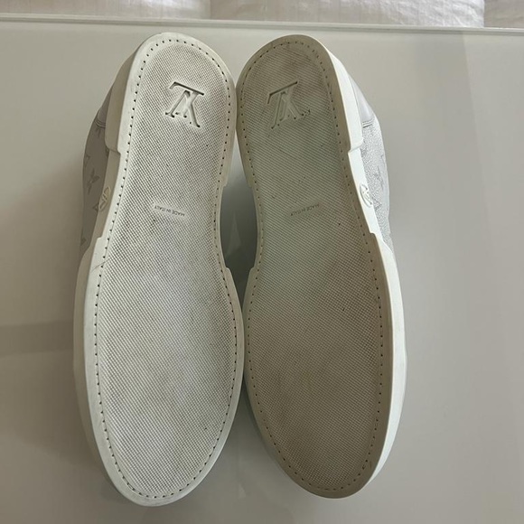 Authentic Louis Vuitton Tenis Match-Up Gray and White Size 8 - Picture 5 of 6